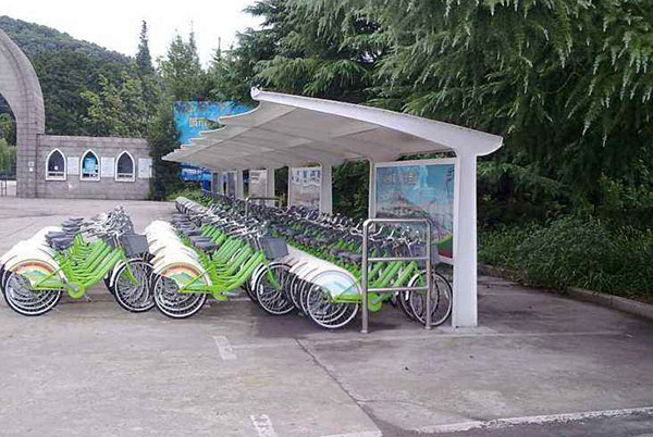 膜結(jié)構(gòu)自行車棚